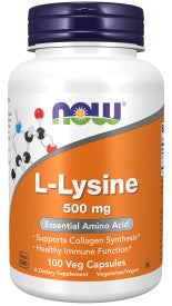 L-Lysine 500mg 100 Vcaps - Country Life Natural Foods