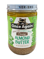 Almond Butter, Creamy, Organic, Lightly Toasted, Nut & Seed Butters - Country Life Natural Foods
