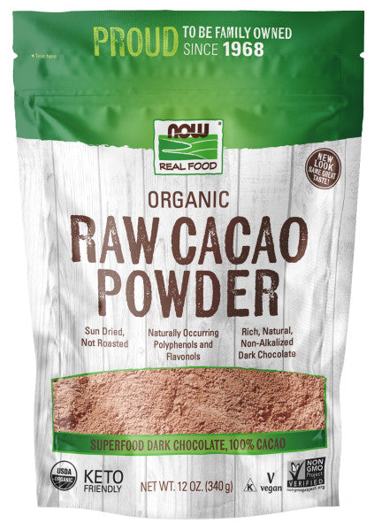Organic Raw Cacao Powder 12 oz - Country Life Natural Foods