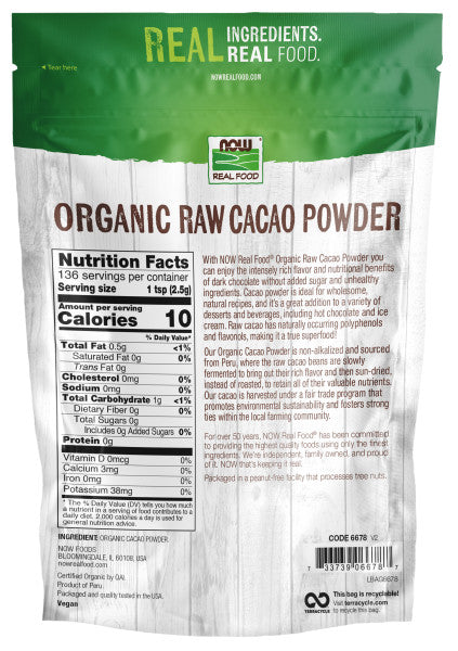 
                  
                    Organic Raw Cacao Powder 12 oz - Country Life Natural Foods
                  
                
