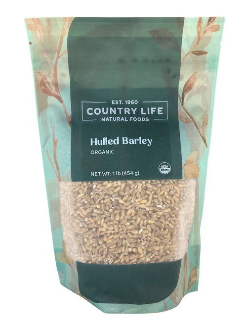 Barley, Hulled, Organic, Grains - Country Life Natural Foods