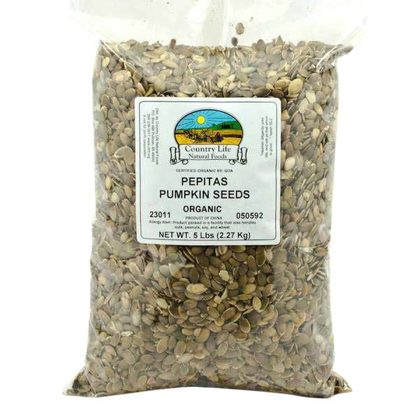 
                  
                    Pepitas (Pumpkin Seeds), Organic - Country Life Natural Foods
                  
                