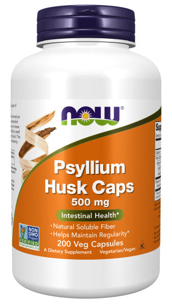 Psyllium Husk Caps 500mg  200 VCaps - Country Life Natural Foods