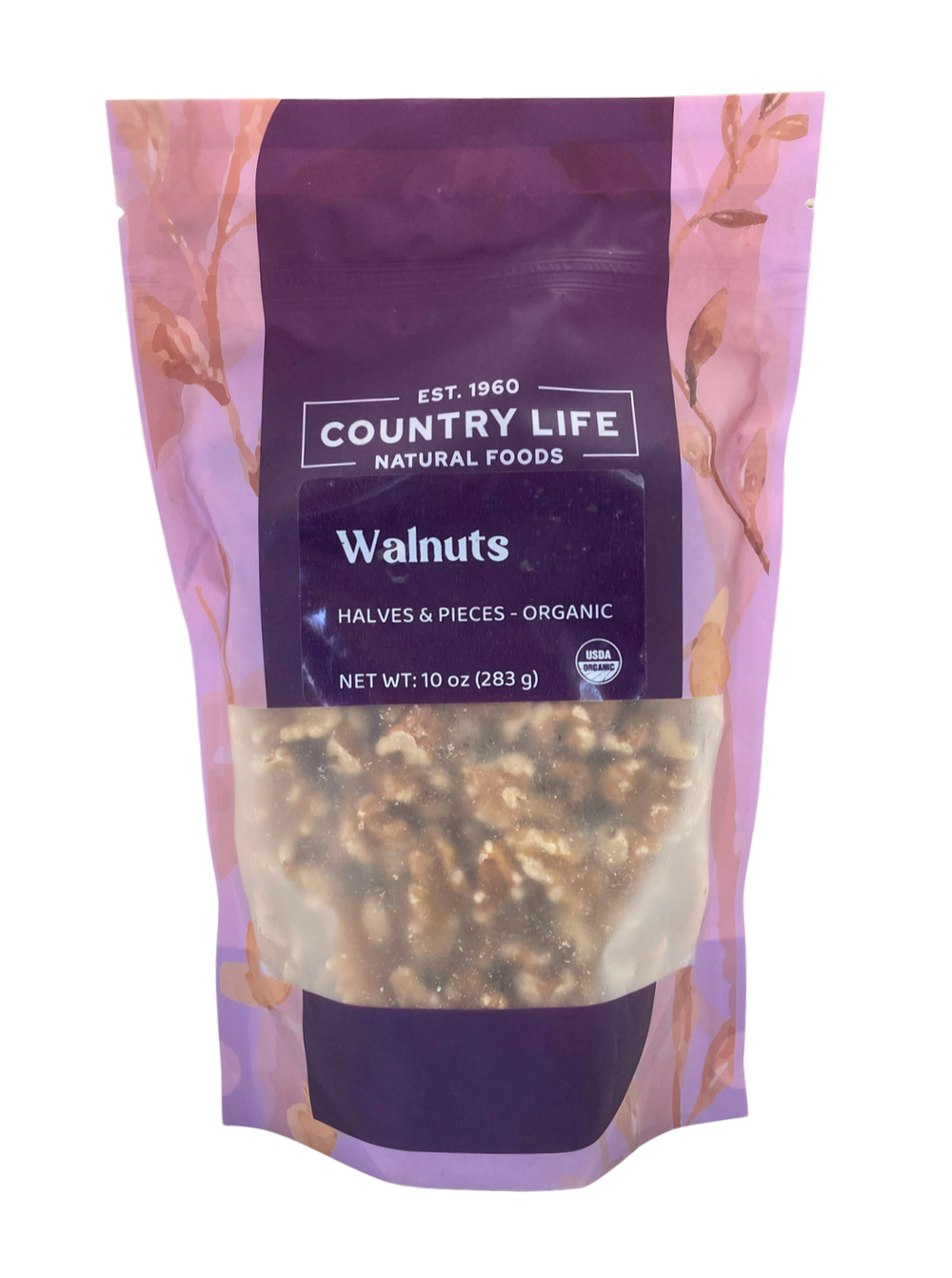 Organic Walnuts, 1/2s & Pieces - Country Life Natural Foods