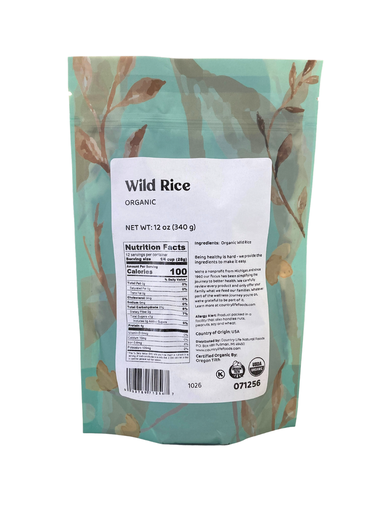 
                  
                    Organic Wild Rice - Country Life Natural Foods
                  
                