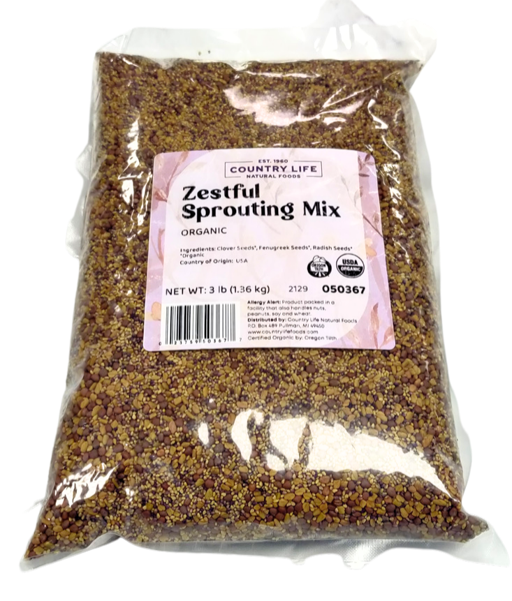 
                  
                    Zestful Sprouting Mix - Country Life Natural Foods
                  
                