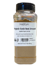 Organic Cumin Seed, Ground - Country Life Natural Foods