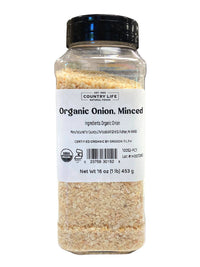 Organic Onion, Minced - Country Life Natural Foods