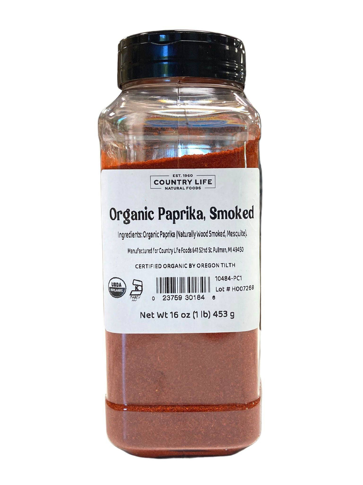 Paprika, Smoked, Organic - Country Life Natural Foods