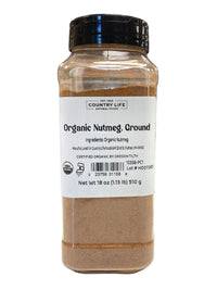 Organic Nutmeg, Ground - Country Life Natural Foods