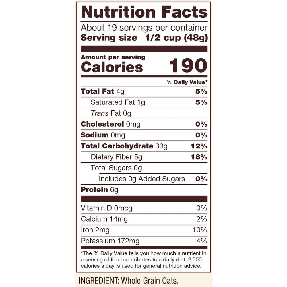 Oats, Quick Rolled, Organic, Gluten - Free, Bob's Red Mill - Country Life Natural Foods