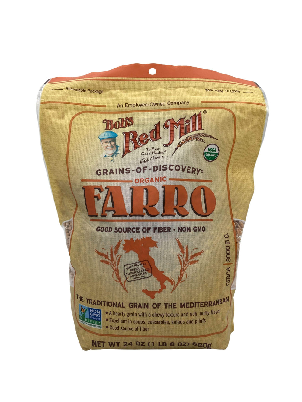 Farro Grain Organic 24 oz. - Country Life Natural Foods