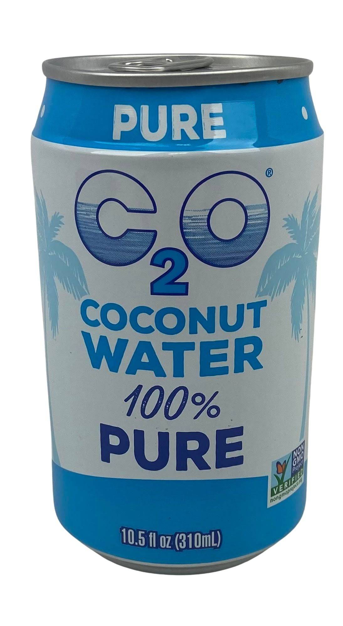 C2O Coconut Water 100% Pure (8 Can Pack) - Country Life Natural Foods