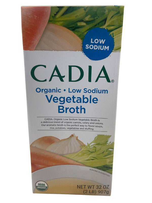 Vegetable Broth, Organic, Low Sodium, Cadia, Soups & Broths - Country Life Natural Foods
