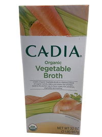 Cadia Organic Vegetable Broth - Country Life Natural Foods