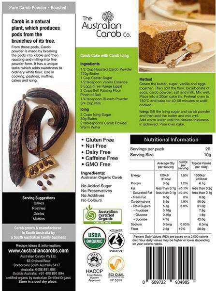 
                  
                    Organic Roasted Carob Powder - Country Life Natural Foods
                  
                