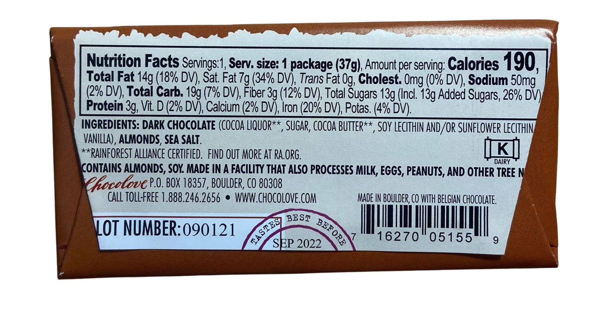 Chocolate Bars, Dark, Chocolove - Country Life Natural Foods