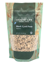 Organic Black-Eyed Peas - Country Life Natural Foods