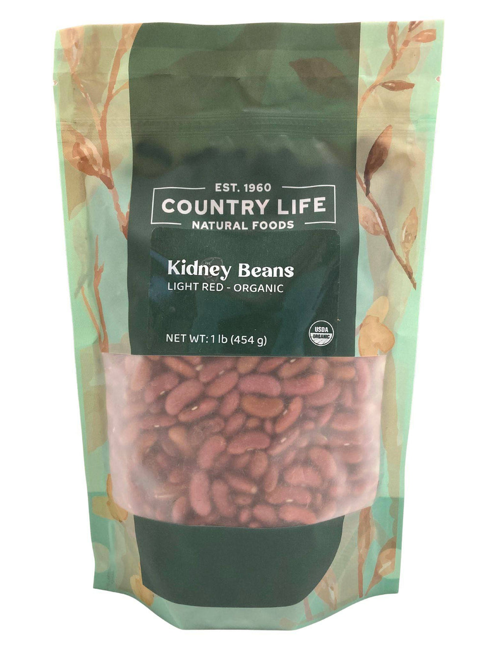 Organic Kidney Beans, Light Red - Country Life Natural Foods