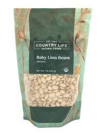 Organic Lima Beans, Baby - Country Life Natural Foods