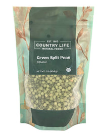 
                  
                    Organic Peas, Green Split - Country Life Natural Foods
                  
                