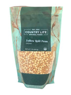 Peas, Yellow, Organic, Split, Beans - Country Life Natural Foods