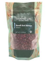 Organic Small Red Beans - Country Life Natural Foods
