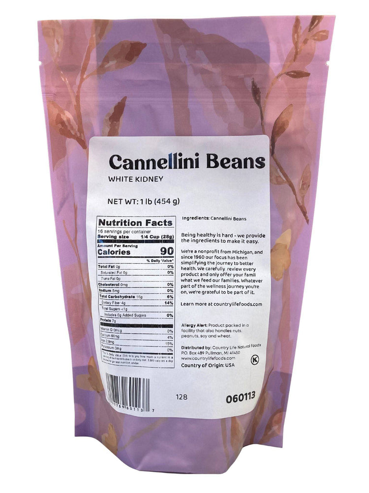 
                  
                    Cannellini Beans, White Kidney - Country Life Natural Foods
                  
                