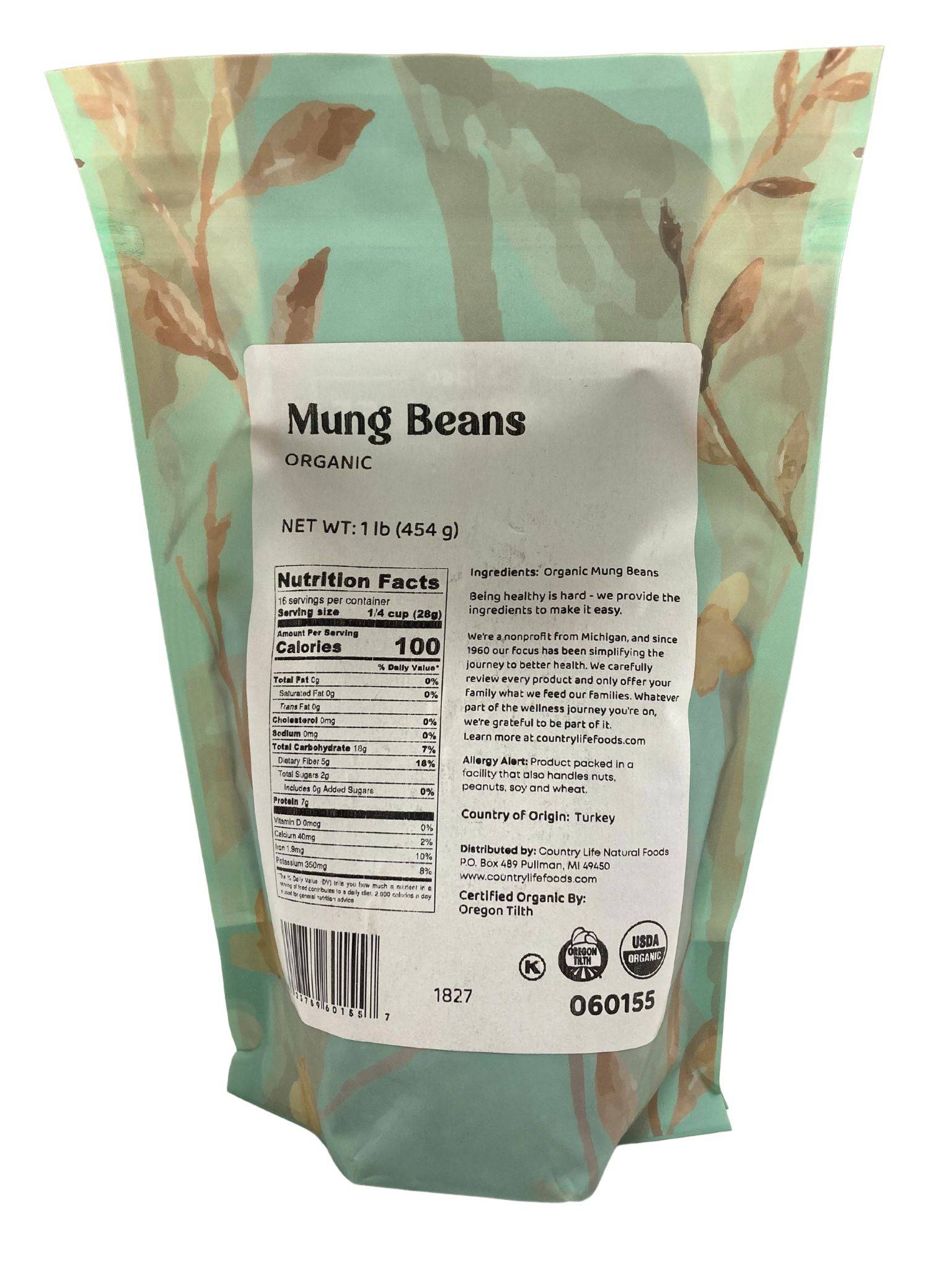 
                  
                    Mung Beans, Organic - Country Life Natural Foods
                  
                