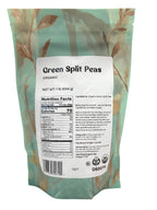 Peas, Green, Organic, Split, Beans - Country Life Natural Foods