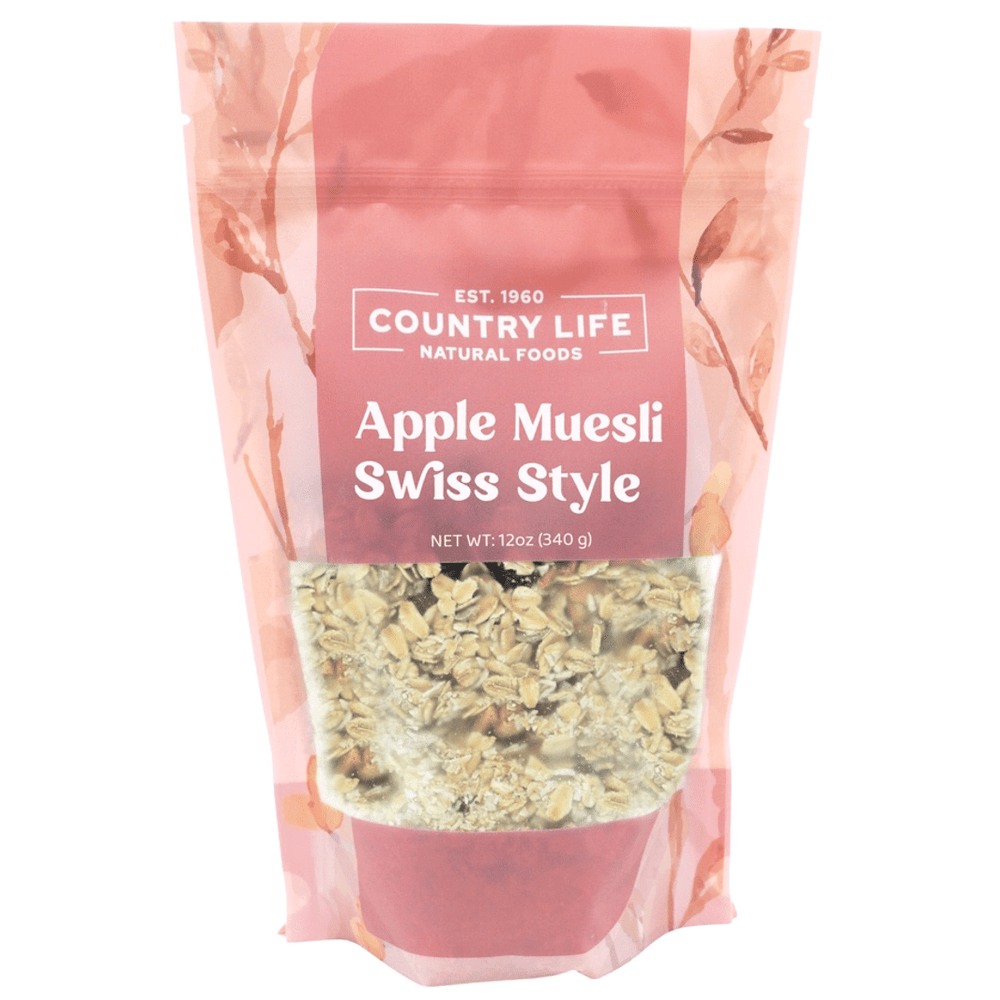 Apple Natural Swiss Style Muesli - Country Life Natural Foods