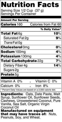 
                  
                    Slow-Baked Cashew Date Granola - Country Life Natural Foods
                  
                