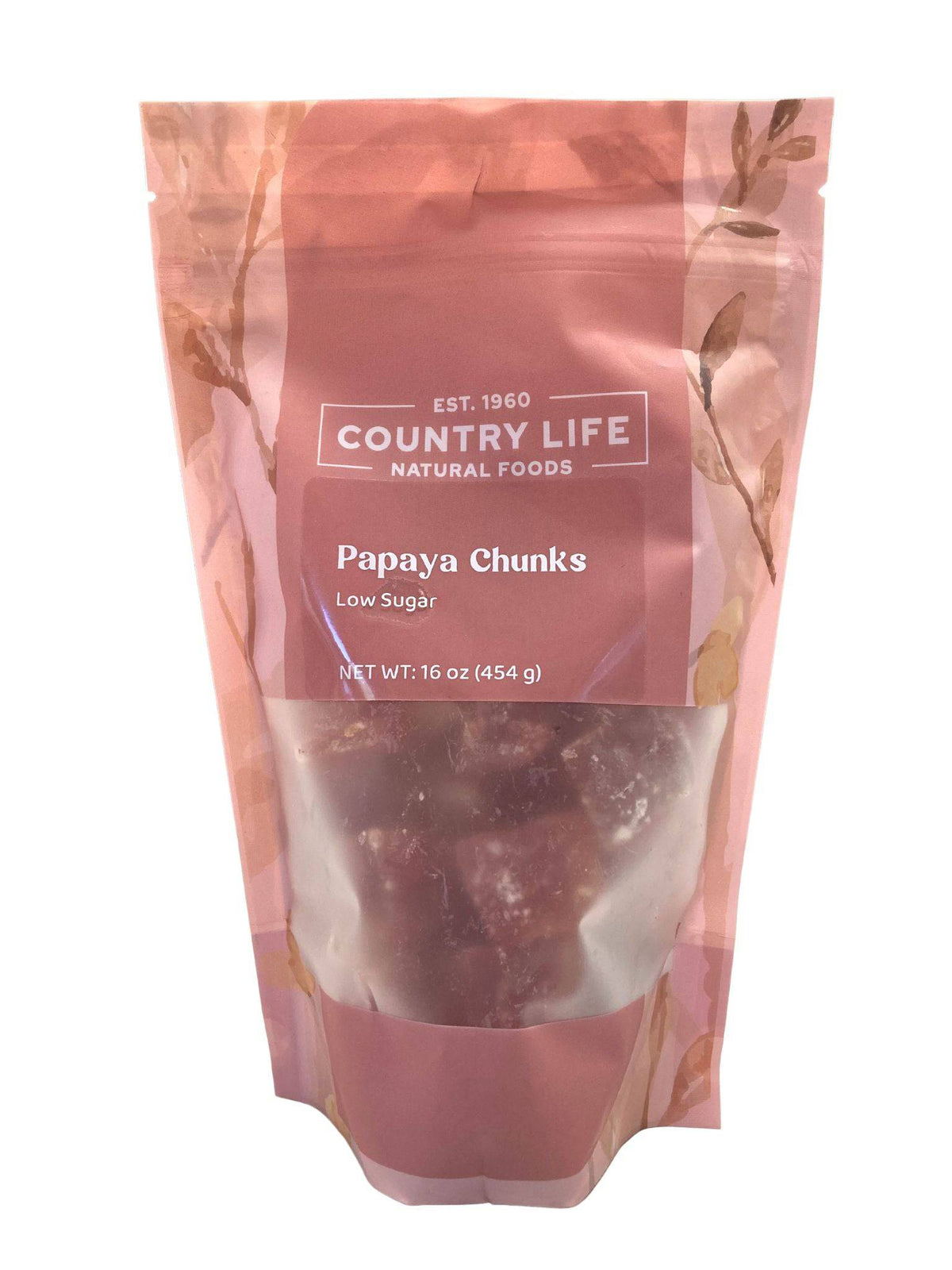 Papaya Chunks, Low Sugar - Country Life Natural Foods