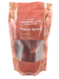
                  
                    Papaya Spears, Low Sugar - Country Life Natural Foods
                  
                