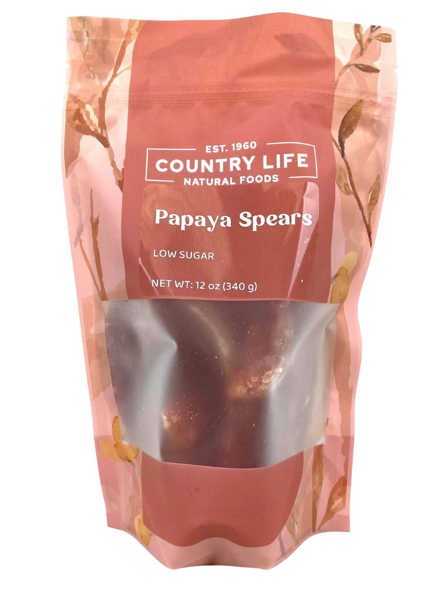 
                  
                    Papaya Spears, Low Sugar - Country Life Natural Foods
                  
                