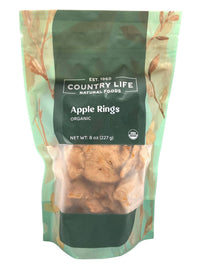 Organic Apple Rings - Country Life Natural Foods