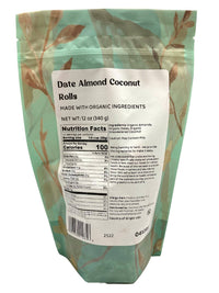 
                  
                    Date Coconut Roll, Almond, Organic - Country Life Natural Foods
                  
                