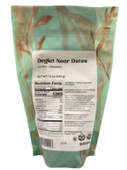 Dates, Deglet Noor, Pitted, Organic, Dried Fruit - Country Life Natural Foods