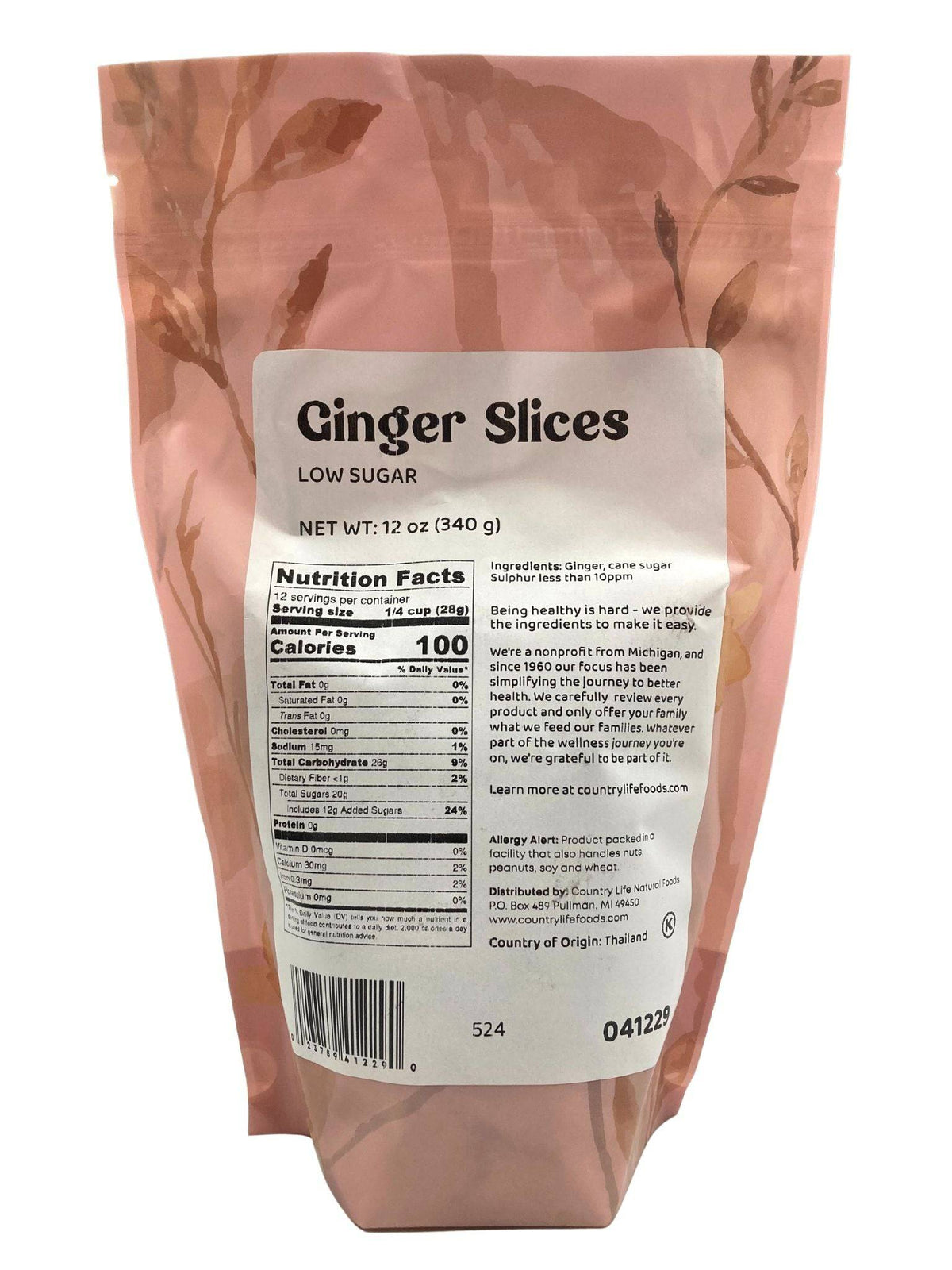 Ginger Slices - Country Life Natural Foods