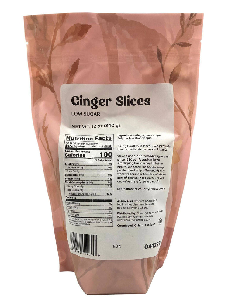 
                  
                    Ginger Slices - Country Life Natural Foods
                  
                