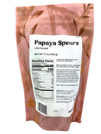 Papaya Spears, Low Sugar, Dried Fruit - Country Life Natural Foods