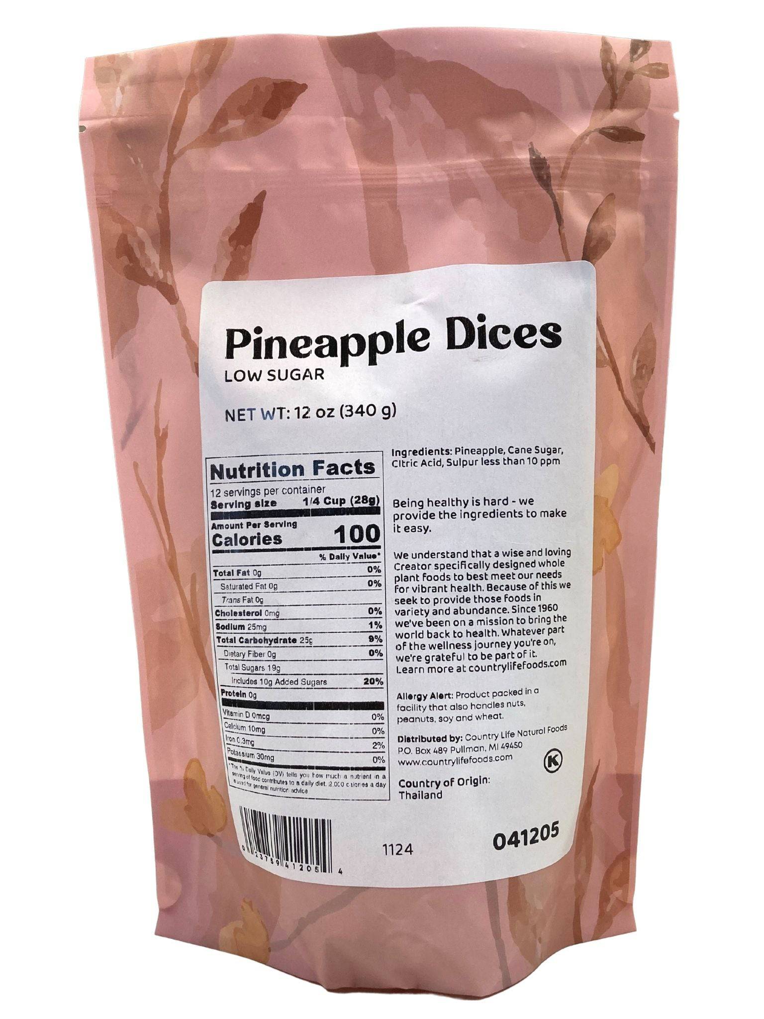 
                  
                    Pineapple Dices, Low Sugar - Country Life Natural Foods
                  
                