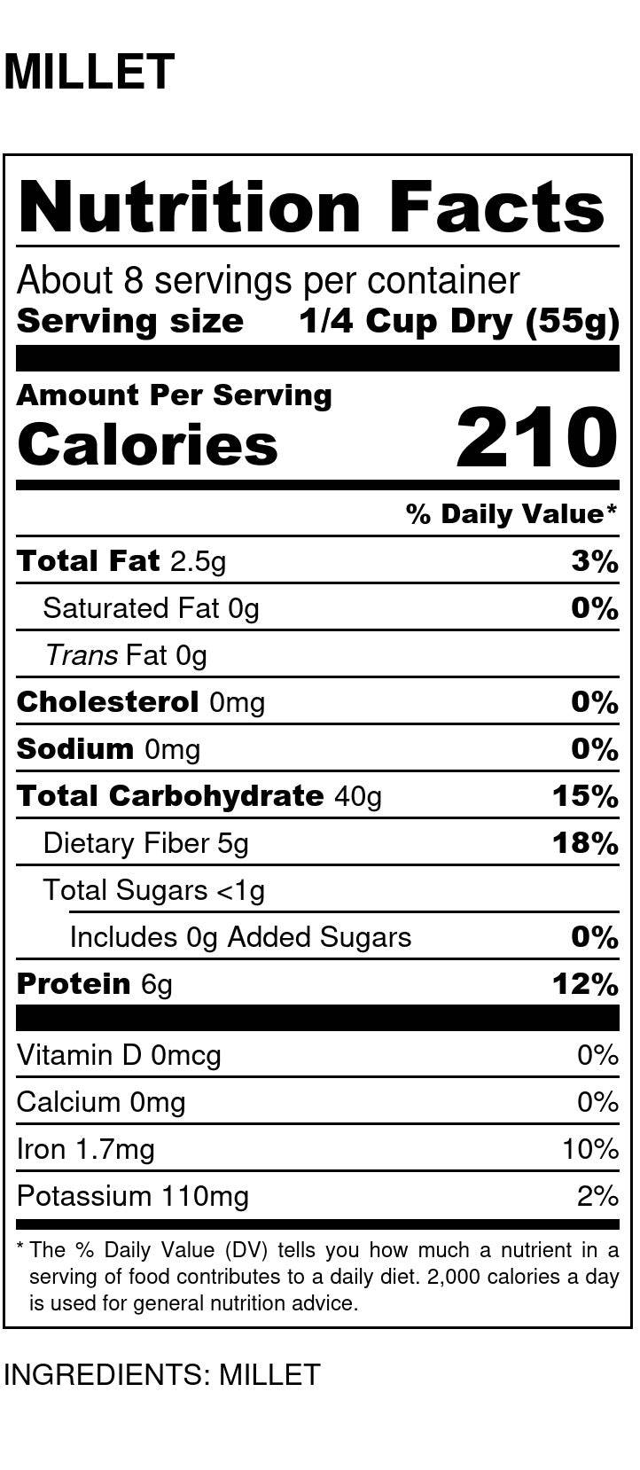 
                  
                    Millet Flour, Organic - Country Life Natural Foods
                  
                