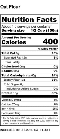 
                  
                    Oat Flour, Organic - Country Life Natural Foods
                  
                