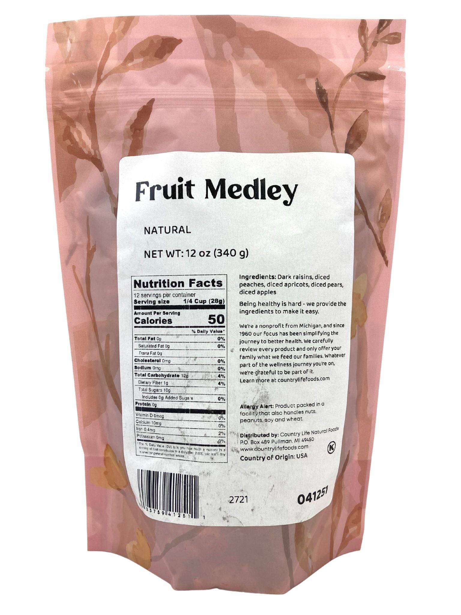 
                  
                    Fruit Medley, Natural - Country Life Natural Foods
                  
                