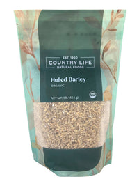 Organic Barley, Hulled - Country Life Natural Foods