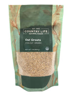 Oat Groats, Steel Cut, Organic, Oats - Country Life Natural Foods