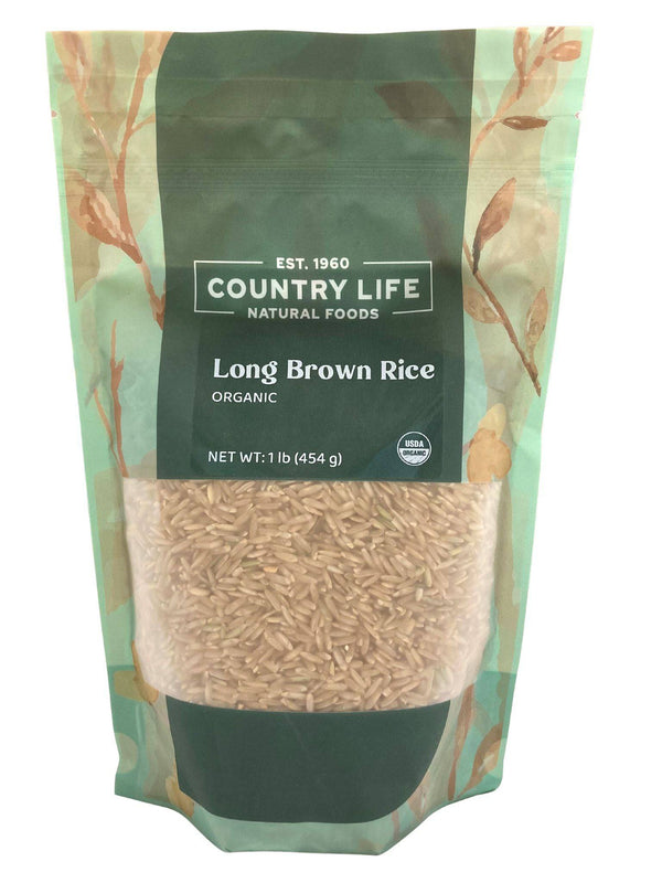 Long Rice, Brown, Organic, Rice - Country Life Natural Foods