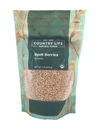 Organic Spelt Berries - Country Life Natural Foods