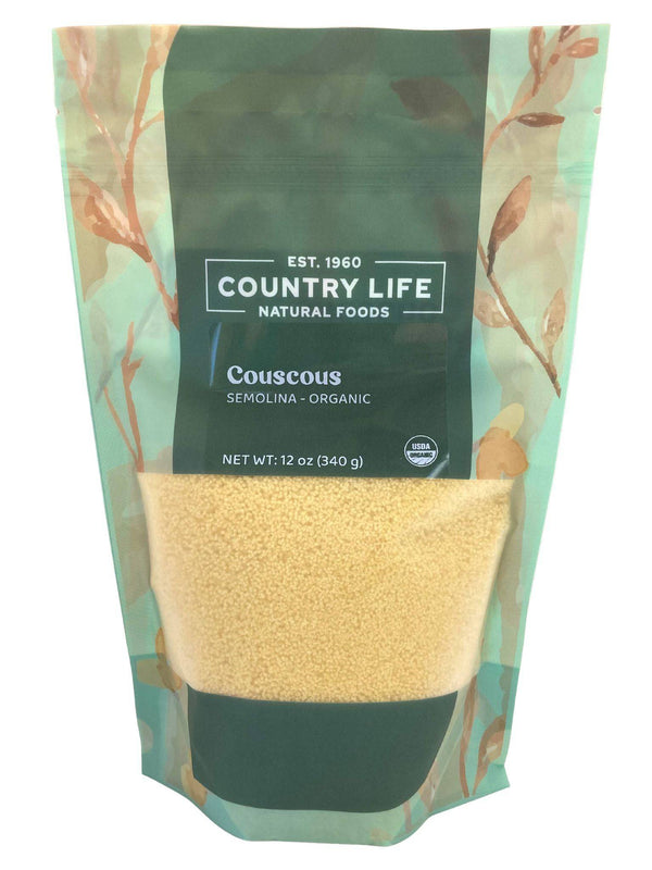 Couscous, Semolina, Organic, Grains - Country Life Natural Foods